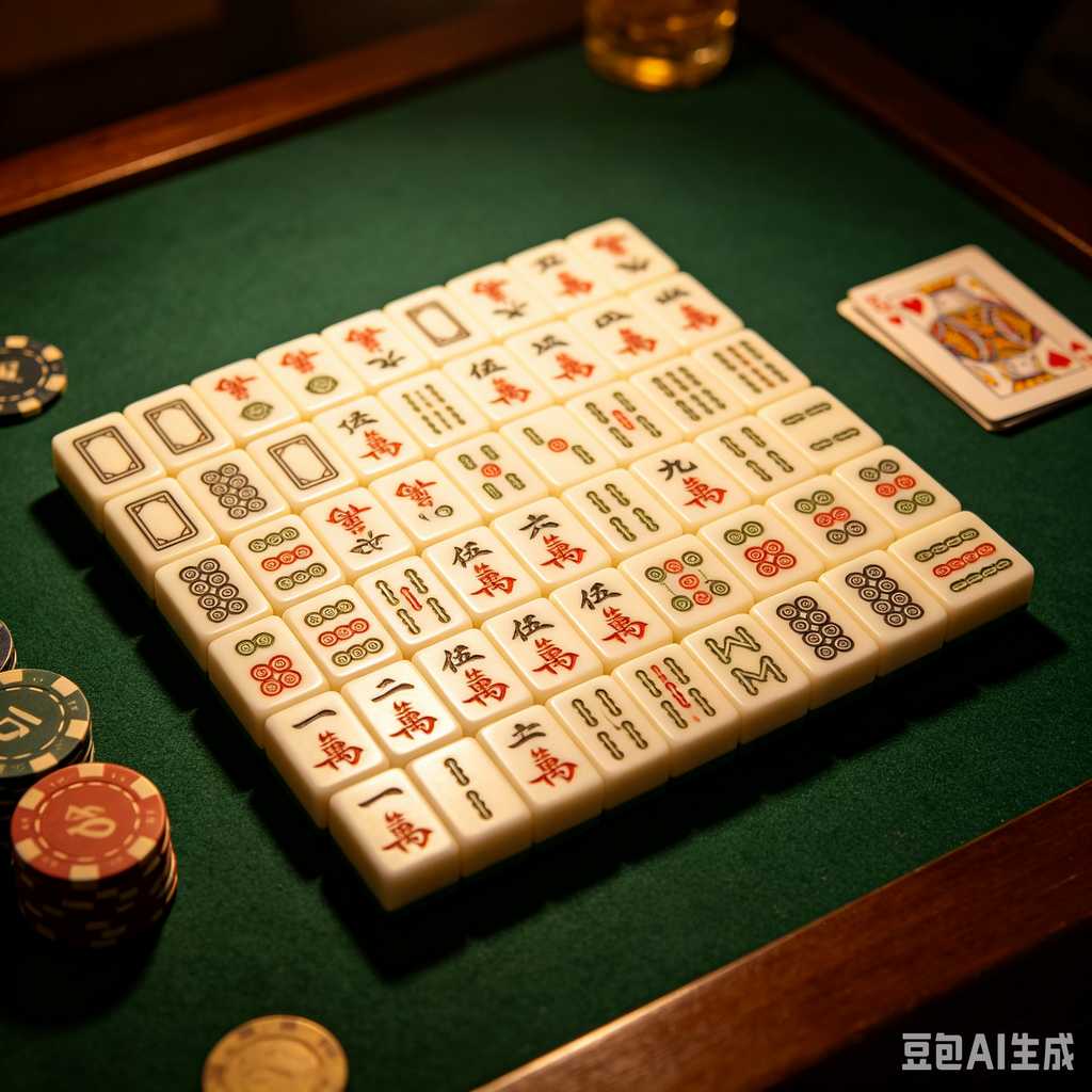 black luxury mahjong set