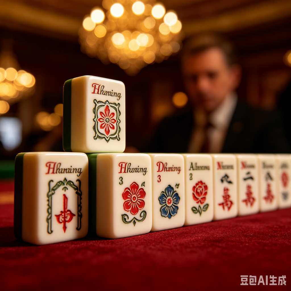 mahjong set for home entertainment